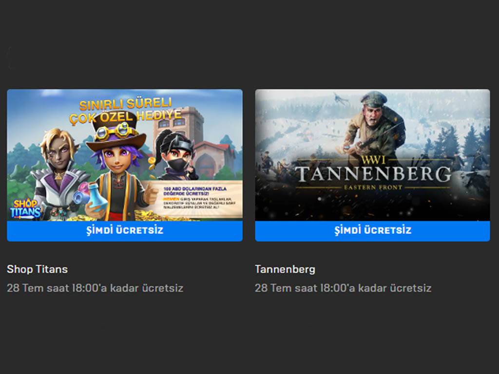 Epic Games’ten İki Ücretsiz Oyun | 21-28 Temmuz 2022